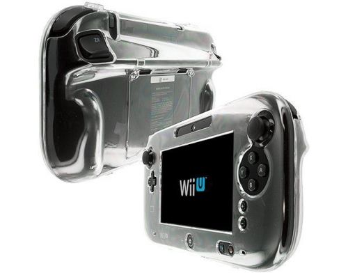 Clear Crystal Hard Skin Case Cover for Nintendo Wii U Gamepad Remote Controller