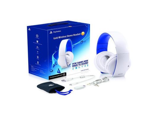 Sony PlayStation Gold Wireless Stereo Headset White