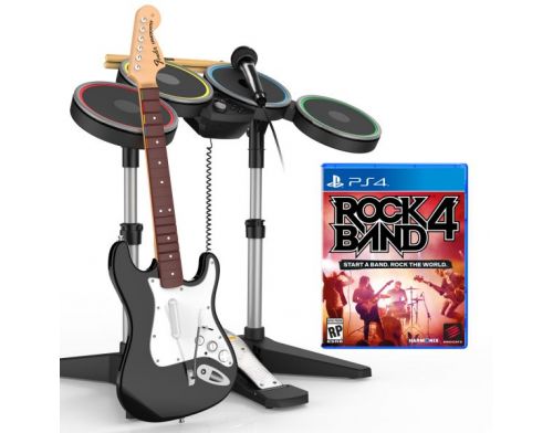 Фото №1 - Rock Band 4 PS4 + Барабаны,микрофон,гитара