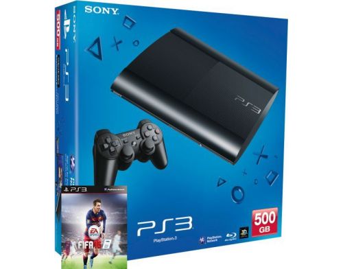 Фото №1 - Sony Playstation 3 SUPER SLIM 500 Gb + Игра FIFA 16