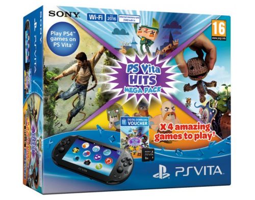 купить Sony PS Vita Slim Hits Mega Pack (Цвет на выбор) Wi-Fi + карта памяти на 8 GB + Чехол + Пленка + USB кабель, в Киеве, по Украине, лицензионные, игры, продажа