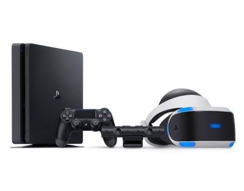 Фото №1 - Sony PlayStation 4 SLIM 1 Tb + PlayStation VR + Камера (Гарантия 18 месяцев)