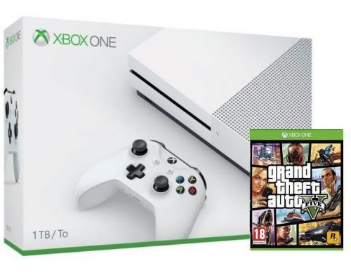 Фото №1 - Xbox ONE S 1TB + Игра GTA 5 (Гарантия 18 месяцев)