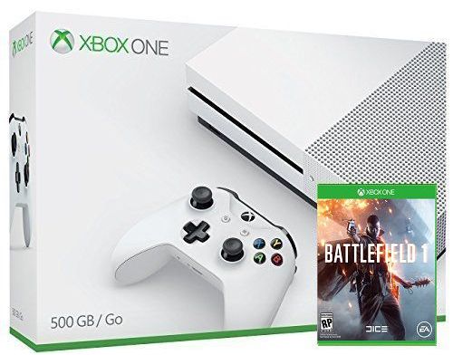 Фото №1 - Xbox ONE S 500Gb + Игра Battlefield 1 (Гарантия 18 месяцев)