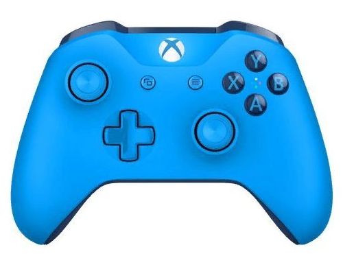 Фото №1 - Microsoft Xbox One S Blue Wireless Controller