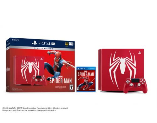 Фото №2 - Sony PlayStation 4 Pro 1TB Limited Edition Marvel's Spider-Man Console Bundle - Amazing Red (Гарантия 18 месяцев)