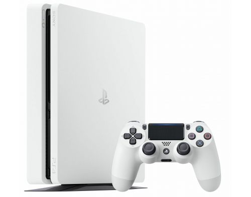 Фото №1 - Sony Playstation 4 Slim 500gb White Б.У. (Гарантия)