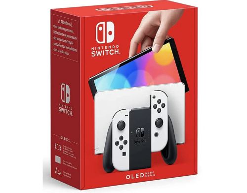 Фото №1 - Консоль Nintendo Switch (OLED model) White set