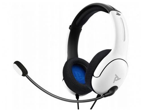 Фото №1 - Гарнитура PDP Gaming LVL40 Wired Stereo Headset White (PS4/PS5)