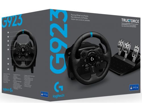 Фото №1 - Проводной руль Logitech G923 Racing Wheel and Pedals for PS4 and PS5