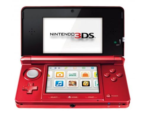 Фото №1 - Nintendo 3DS Metallic Red + Прошивка Luma3DS + SD Карта с играми Б.У.