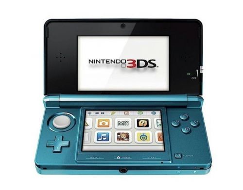 Фото №1 - Nintendo 3DS Aqua Blue + Прошивка Luma3DS + SD Карта с играми Б.У.