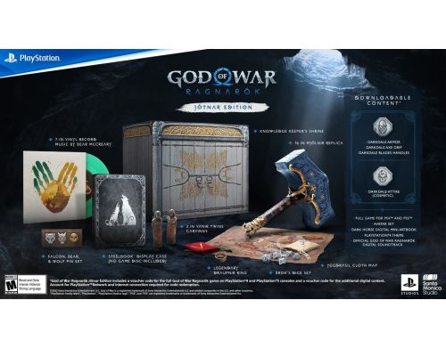 Фото №1 - God of War Ragnarok PS4 Jotnar Edition Русская версия