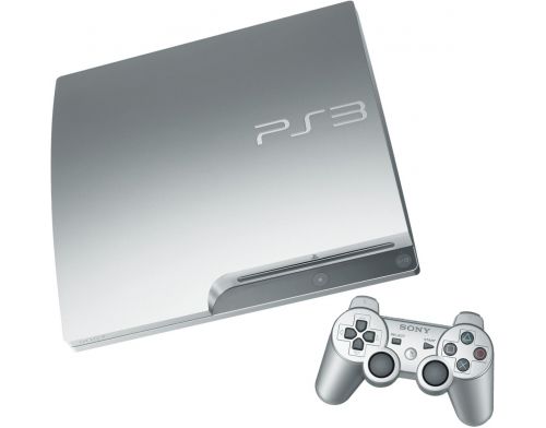 Фото №1 - Sony Playstation 3 Slim Silver 500 GB Модифицированная  Б.У. (Гарантия 1 месяц)