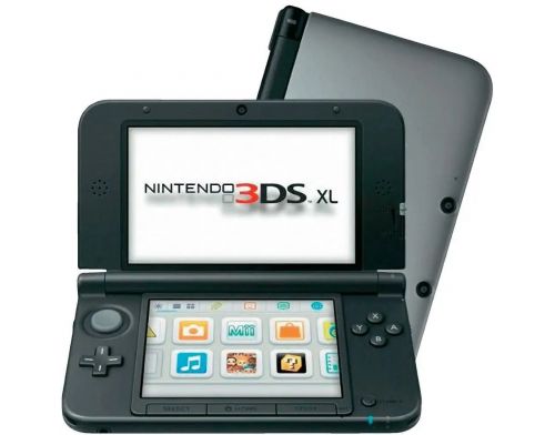 Фото №1 - Nintendo 3DS XL Черно-серебристая Б.У.