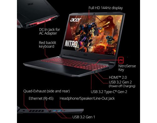 Фото №6 - Ноутбук Acer Nitro 5 AN515-57-79TD Gaming Laptop