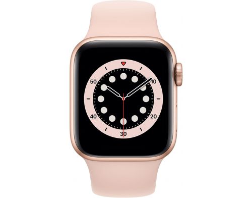 Фото №2 - Apple Watch 6 40mm GPS Gold Aluminum Case with Pink Sand Sport Band Б.У.