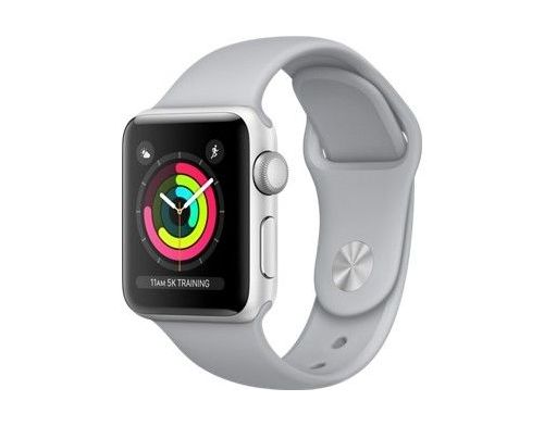 Фото №1 - Apple Watch Series 3 38mm GPS Silver Aluminum Case with Fog Sport Band Б.У.