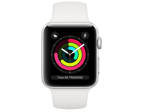 Фото №3 - Apple Watch Series 3 42mm Silver Aluminum Case with White Sport Band Б.У.