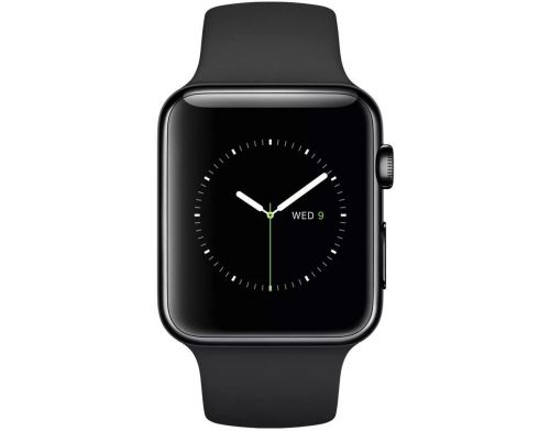 Фото №3 - Apple Watch 42mm Space Black Stainless Steel Case with Black Sport Band Б.У.