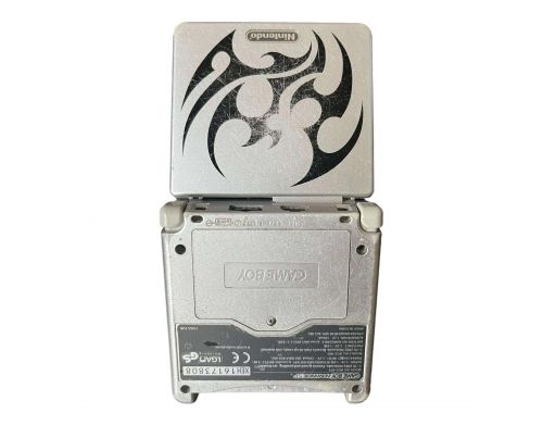 Фото №3 - Nintendo Game Boy Advance SP AGS-001 Tribal Edition Silver Б.У.