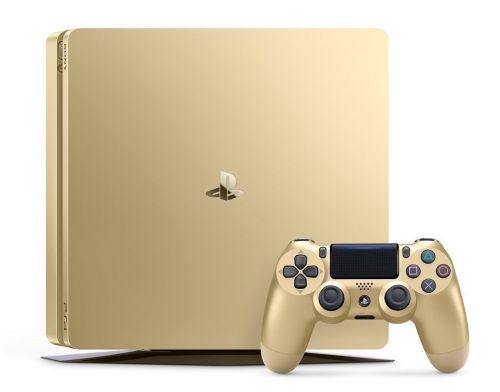 Фото №2 - Sony PlayStation 4 Slim 1 Tb Gold Limited Edition Б.У. (Гарантия)