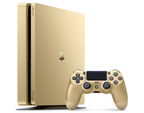 Фото №1 - Sony PlayStation 4 Slim 1 Tb Gold Limited Edition Б.У. (Гарантия)