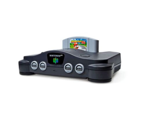Фото №2 - Nintendo N64 FAT Europe Charcoal Grey Б.У. + Дополнительный геймпад