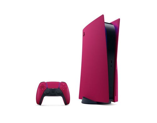 Фото №2 - Сменные панели Sony PS5 Digital Edition Console Covers Rose Red