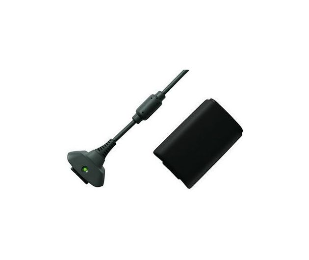Аккумулятор + зарядное устройство (Black) для джойстиков XBOX 360 оригинал