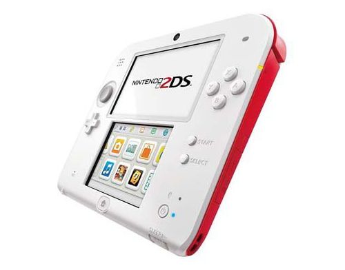 Фото №1 - Nintendo 2DS Бело-Красная
