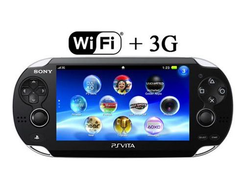 Фото №1 - Sony PS Vita Black Wi-Fi + 3G + Чехол + Пленка + USB кабель