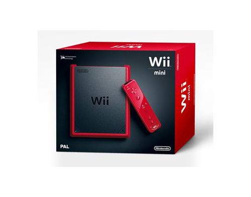 Фото №1 - Nintendo Wii Mini Черно-Красная