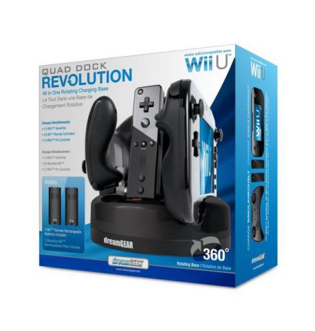 Wii U Quad Dock Revolution Charger