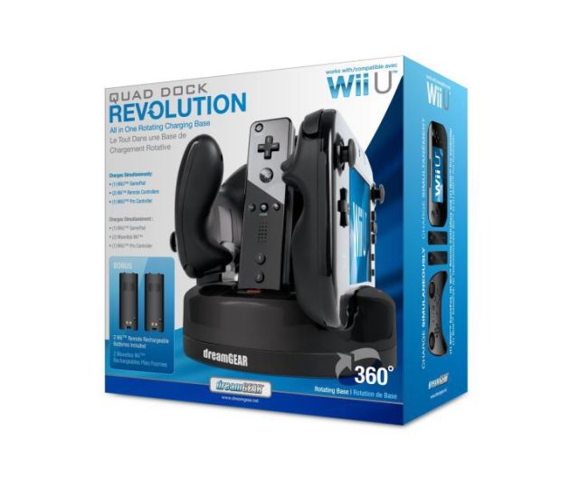 Wii U Quad Dock Revolution Charger