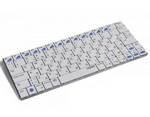 Фото №2 - RAPOO Bluetooth Ultra-slim Keyboard for iPad white (E6300)