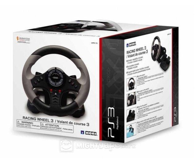 Руль Hori Racing Wheel 3 для Playstation 3