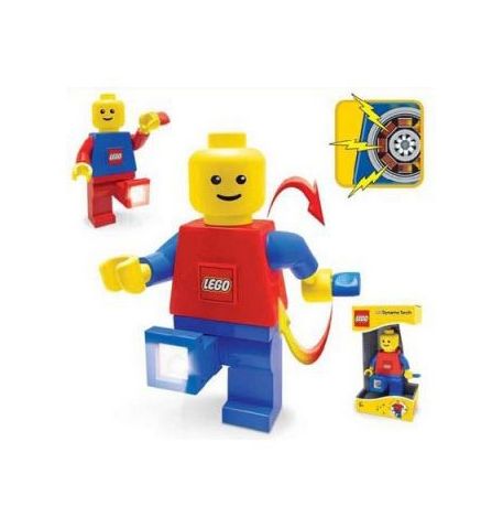 LEGO фонарик с ручным механизмом