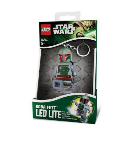 LEGO брелок-фонарик Boba Fett с батарейкой