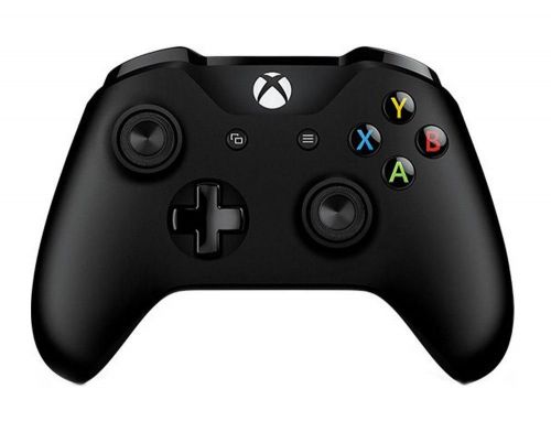 Фото №1 - Microsoft Xbox One S Black Wireless Controller
