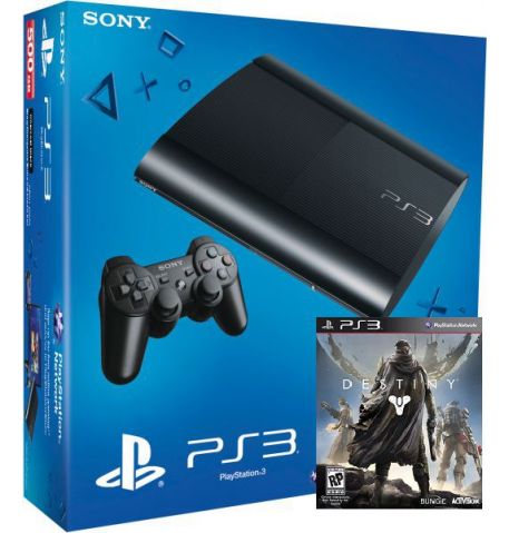 Sony Playstation 3 SUPER SLIM 500 Gb + Игра Destiny