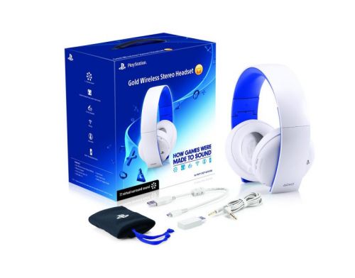 Фото №3 - Sony PlayStation Gold Wireless Stereo Headset White