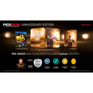 Игра PES 2016 Аnniversary Еdition PS4 русские субтитры