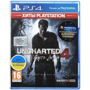 Игра Uncharted 4 PS4 русская версия