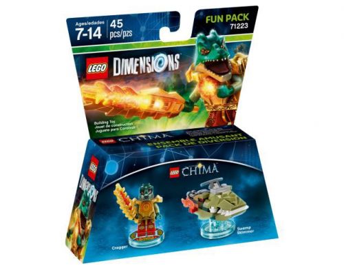 Фото №1 - LEGO Dimensions Lego Legend of Chima (Cragger, Swamp Skimmer) Fun Pack