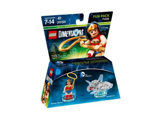 Фото №1 - LEGO Dimensions DC Comics (Womder Woman, Invisible Jet) Fun Pack
