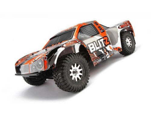 Фото №3 - Автомобиль HPI Racing Blitz Scorpion Short Course 1:10 RTR 548 мм 2WD 2,4 ГГц (HPI105833 Black/Orange)