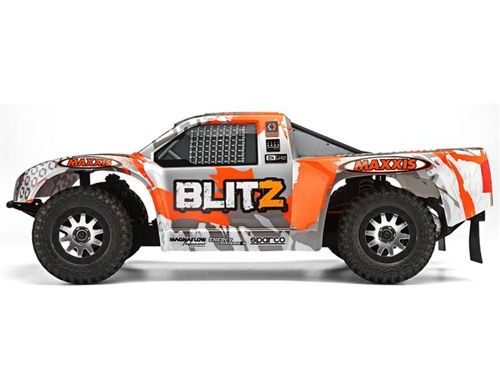 Фото №4 - Автомобиль HPI Racing Blitz Scorpion Short Course 1:10 RTR 548 мм 2WD 2,4 ГГц (HPI105833 Silver/Orange)