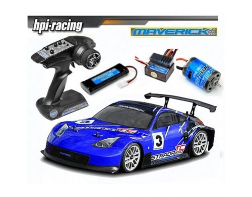 Фото №2 - Автомобиль HPI Racing Maverick Strada TC EVO 1:10 RTR 360 мм 4WD 2,4 ГГц (MV12604 Blue)