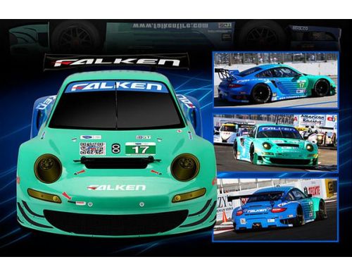 Фото №2 - Автомобиль HPI Racing Sprint 2 Sport Falken Porsche 911 GT3 RSR 1:10 RTR 431 мм 4WD 2,4 ГГц (HPI108221)